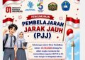 Pengumuman sekolah di Jakarta terapkan PJJ (Instagram @smkn9_jkt)