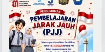 Pengumuman sekolah di Jakarta terapkan PJJ (Instagram @smkn9_jkt)