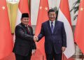 Presiden China Xi Jinping dan Presiden Prabowo Subianto (Instagram @presidenrepublikindonesia)