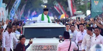 Presiden Prabowo Subianto saat hadiri pembukaan Muktamar ke 35 NU di Jombang, Jawa Timur, Kamis 27 Agustus 2026 (Instagram @sekretariat.kabinet)
