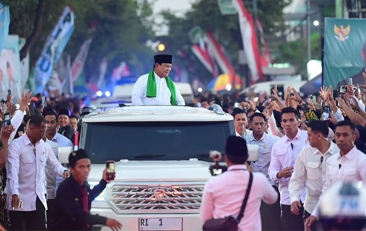Presiden Prabowo Subianto saat hadiri pembukaan Muktamar ke 35 NU di Jombang, Jawa Timur, Kamis 27 Agustus 2026 (Instagram @sekretariat.kabinet)