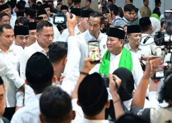 Presiden Prabowo Subianto saat hadiri pembukaan Muktamar ke 35 NU, Kamis 27 Agustus 2026 (Instagram @sekretariat.kabinet)