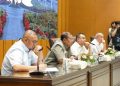 Momen Wakil Ketua DPR RI Sufmi Dasco Ahmad, Wakil Ketua DPR RI Cucun Ahmad Syamsurijal, Wakil Ketua DPR RI Saan Mustopa, dan Wakil Ketua Komisi VI DPR RI Andre Rosiade pimpin audiensi dengan AMPB yang dikoordinatori Supriyono alias Botok pada Kamis 27 Agustus 2026 di Kompleks Parlemen, Senayan, Jakarta (Instagram @andre_rosiade)