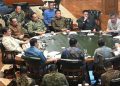 Momen Presiden Prabowo Subianto saat menggelar pertemuan Panglima TNI Agus Subiyanto serta sejumlah menteri kabinet, di Hambalang, Sentul, Bogor, Jawa Barat Sabtu 29 Agustus 2026 (Instagram @sekretariat.kabinet)