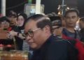 Gubernur DKI Jakarta Pramono Anung saat neninjau langsung pedagang Kramat Jati, Jakarta Timur (Instagram @pramonoanungw)