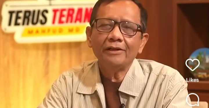 Mahfud MD tanggapi soal pernyataan Budi Arie sebut Pemilu 2029 kemungkinan dipercepat (Instagram @bentang.hukum)
