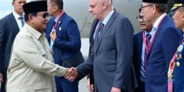 Presiden Prabowo Subianto tiba di Rusia akan hadiri EEF ke 11, Rabu 2 September 2026 (Instagram @sekretariat.kabinet)