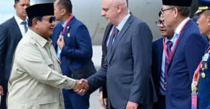 Presiden Prabowo Subianto tiba di Rusia akan hadiri EEF ke 11, Rabu 2 September 2026 (Instagram @sekretariat.kabinet)