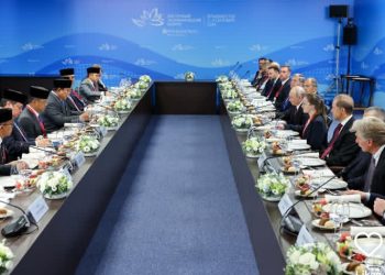 Presiden RI Prabowo Subianto hadiri Eastern Economic Forum (EEF) ke 11 di Vladivostok, Rusia, Kamis 3 September 2026 (Instagram @airlanggahartarto_official)