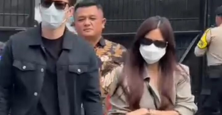 Audi Marissa dan Anthony Xie hadir di PN Jaksel guna mengikuti sidang perdana perceraian, Kamis 3 September 2026 (Instagram @ssmedia_id)