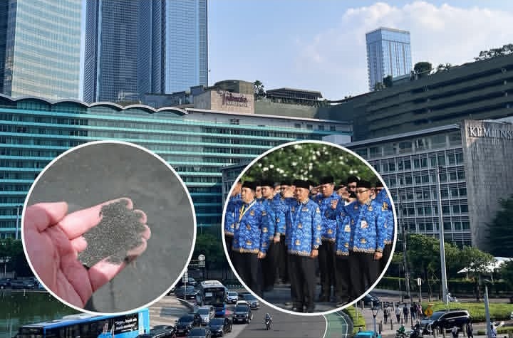 Mendagri Tito Karnavian buka peluang untuk WFH bagi ASN di zona terdampak abu vulkanik Gunung Anak Krakatau (Instagram @jktcreativemedia)