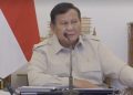 Presiden Prabowo terima laporan dari Kepala BNPB Suharyanto, Senin 7 September 2026 (Instagram @paltiwest)