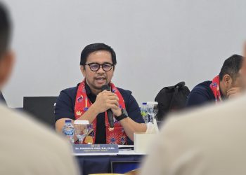 Anggota DPR RI Marinus Ge(Foto: Suaranusantara/Ilwan Nehe)
