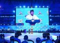 Presiden Prabowo Subianto hadiri acara HUT ke 25 Partai Demokrat, Rabu 9 September 2026 (Instagram @sekretariat.kabinet)