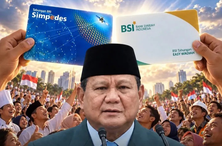 Presiden Prabowo minta BRI-BSI persiapkan pembukaan rekening bank warga RI (Instagram @sahamtalk)