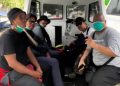 Foto lima wartawan sebelum hilang kontak saat liputan erupsi Gunung Anak Krakatau (Instagram @jakarta.terkini)