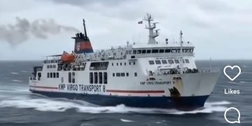 Kapal Virgo Transport 8 alami kecelakaan pada Minggu 13 September 2026 (Instagram @temansiagabencana)