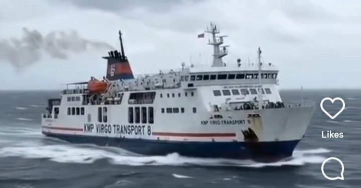 Kapal Virgo Transport 8 alami kecelakaan pada Minggu 13 September 2026 (Instagram @temansiagabencana)