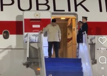 Presiden Prabowo Subianto tiba di RI usai hadiri KTT BRICS 2026 di New Delhi, India (Instagram @sekretariat.presiden)