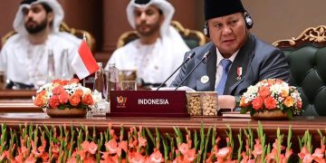 Presiden Prabowo Subianto saat pidato di KTT BRICS 2026 di New Delhi, India (Instagram @sekretariat.kabinet)