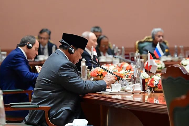 Presiden Prabowo Subianto ingin global south bisa mewujudkan perdamaian dan kesejahteraan (Instagram @sekretariat.kabinet)
