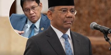 Suahasil Nazara resmi gantikan Purbaya usai dilantik jadi Menkeu oleh Presiden Prabowo, Senin 14 September 2026 (Instagram @cretivox)