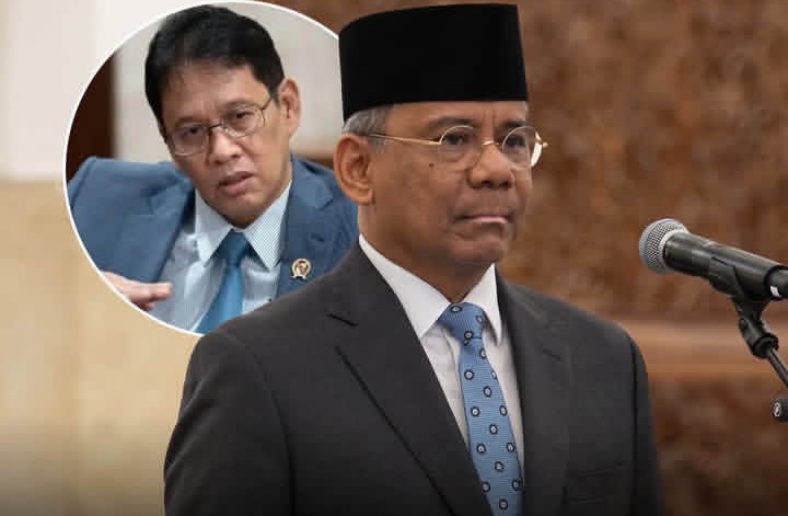 Suahasil Nazara resmi gantikan Purbaya usai dilantik jadi Menkeu oleh Presiden Prabowo, Senin 14 September 2026 (Instagram @cretivox)
