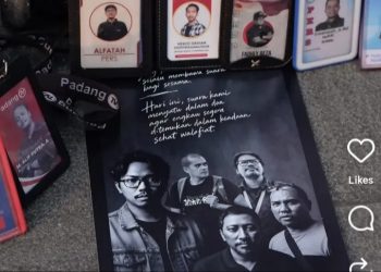 Lima wartawan hilang di Anak Krakatau masih belum ditemukan (Instagram @bukittinggipressclub)
