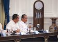 Menteri ESDM Bahlil Lahadalia bicara soal kelangkaan BBM di Makassar, Sulawesi Selatan (Instagram @sekretariat.kabinet)