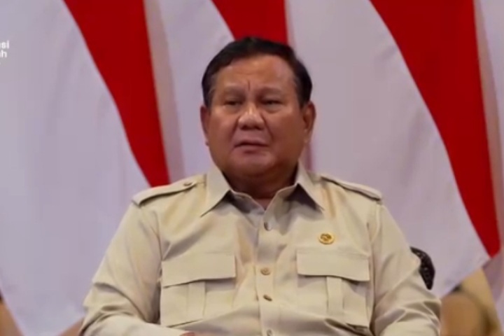 Presiden Prabowo Subianto bicara soal didatangi KPK (Instagram @bakom.ri)