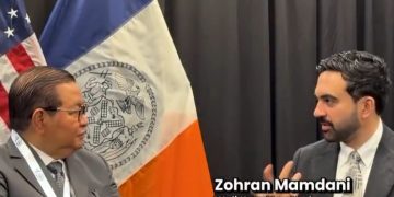 Momen pertemuan antara Gubernur DKI Jakarta Pramono Anung dan Wali Kota New York Zohran Mamdani (Instagram @pramonoanungw)