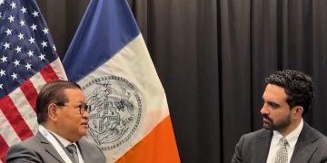 Gubernur DKI Jakarta Pramono Anung dan Wali Kota New York Zohran Mamdani dalam sebuah pertemuan (Instagram @pramonoanungw)