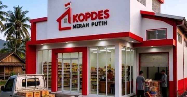 Ilustrasi Kopdes Merah Putih (Instagram @hypekabar)