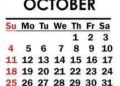 Ilustrasi kalender Oktober 2026 (Instagram @englishlearningtip863)