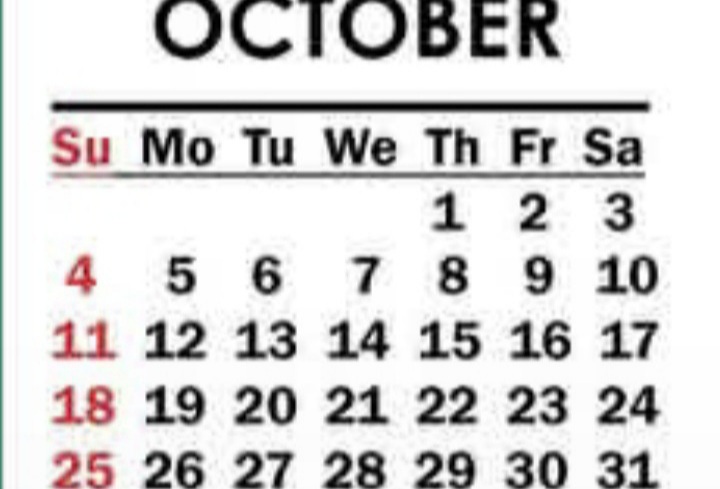 Ilustrasi kalender Oktober 2026 (Instagram @englishlearningtip863)