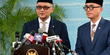Menhaj Mochamad Irfan Yusuf dan Wamenhaj Dahnil Anzar (Instagram @gus.irfanyusuf)