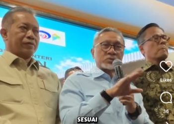 Menko Bidang Pangan Zulkifli Hasan (Zulhas) minta calon manajer terima keputusan penempatan (Instagram @zhulfakar)