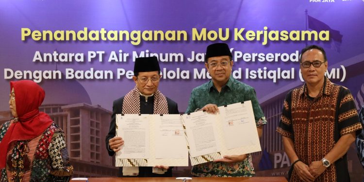 Hari Pelanggan Nasional, PAM JAYA Gratiskan Air untuk Masjid Istiqlal. (Dok: Istimewa)