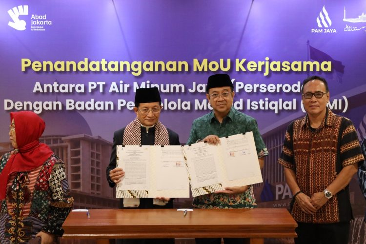 Hari Pelanggan Nasional, PAM JAYA Gratiskan Air untuk Masjid Istiqlal. (Dok: Istimewa)