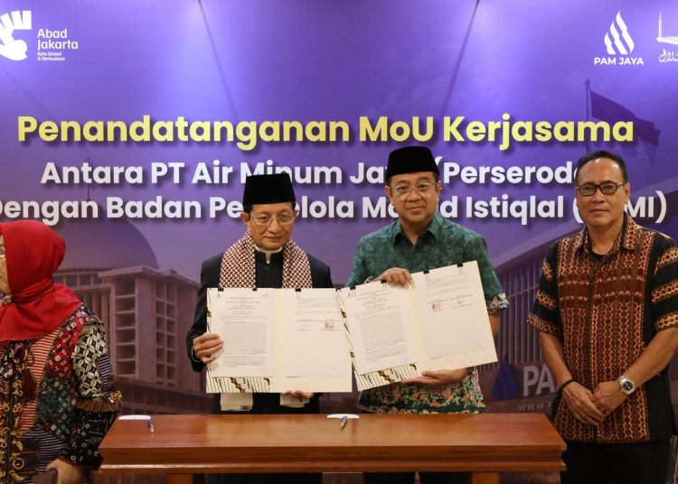 Hari Pelanggan Nasional, PAM JAYA Gratiskan Air untuk Masjid Istiqlal. (Dok: Istimewa)