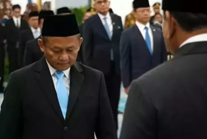 Sarmuji dilantik jadi Menperin menggantikan Agus Gumiwang Kartasasmita (Instagram @suara.garuda.id)