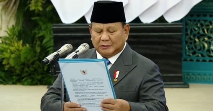 Presiden Prabowo lantik Wantimpres Jumat 2 Oktober 2026 (YouTube @sekretariat.presiden)