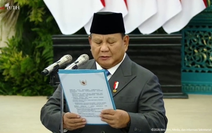 Presiden Prabowo lantik Wantimpres Jumat 2 Oktober 2026 (YouTube @sekretariat.presiden)