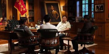 Momen Presiden Prabowo menggelar pertemuan dengan Kepala dan Wakil Bakom di Hambalang, Sentul, Bogor, Jawa Barat (Instagram @sekretariat.kabinet)