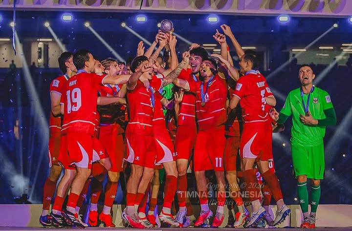 Timnas Indonesia juara FIFA Asean Cup 2026 (Instagram @timnasindonesia)