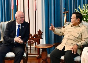 Momen pertemuan Presiden Prabowo Subianto dan Presiden FIFA Gianni Infantino, Senin 5 Oktober 2026 (Instagram @sekretariat.kabinet)