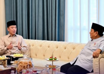 Presiden ke 7 RI Joko Widodo atau Jokowi menemui Presiden Prabowo Subianto, Selasa malam 6 Oktober 2026 (Instagram @framingnewstv)
