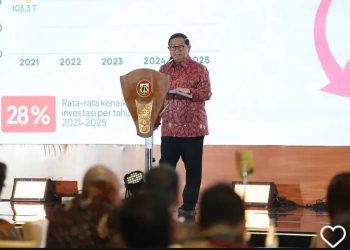 Gubernur DKI Jakarta Pramono Anung bicara soal capaian Jakarta kota global di posisi 140 Global Cities Index (Instagram @beritajakarta)