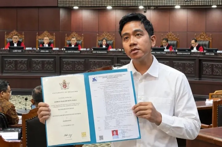 Wapres Gibran Rakabuming tengah menjadi sorotan terkait ijazahnya diduga setara SLTA/sederajat (Instagram @srikandi.indonesiaid)