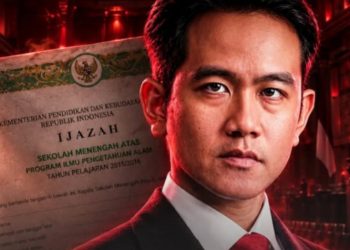 Ilustrasi hak angket ijazah Gibran (Instagram @tradity.newsroom_)